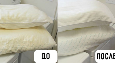 Как вернуть подушкам былую белизну: трюк, который пригодится каждому
