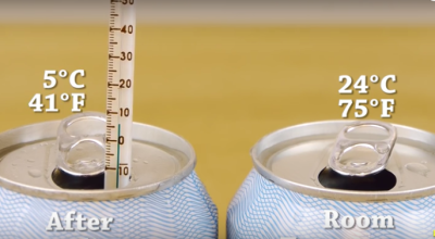 С помощью этого трюка ты сможешь охладить любой напиток всего за 2 минуты на целых 20 градусов!