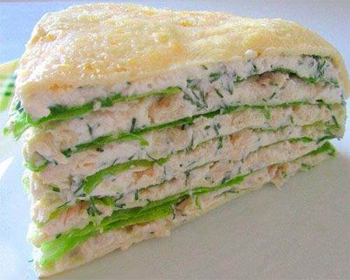Белковый торт с куриной грудкой для сушки!
