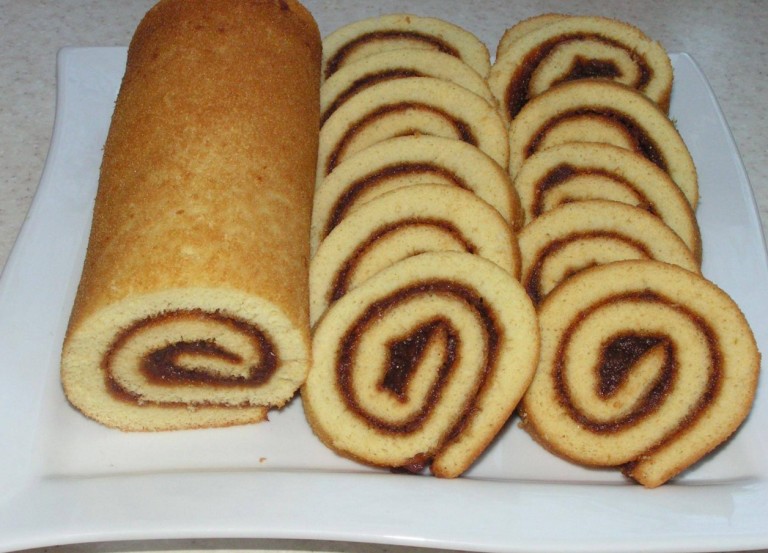 Рулетик к чаю за 20 минут