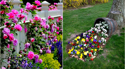 Цветущий сад: 17 фантастических идей для дизайна клумб, которые станут изысканным украшением дачного участка