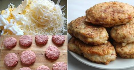 Нежнейшие котлеты «Птичье молоко»: название говорит за себя! Начинка — бомба со сливочным вкусом…