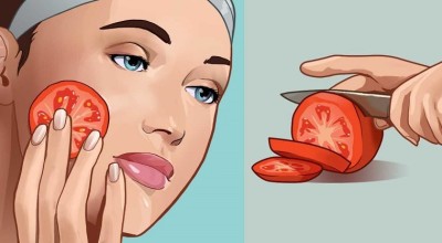 Помести кусочек помидора на лицо и подожди 1 час. С кожей произойдет удивительная перемена!