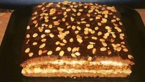Торт «Домашний» с потрясающим вкусом. Попробовав раз, теперь готовлю постоянно!