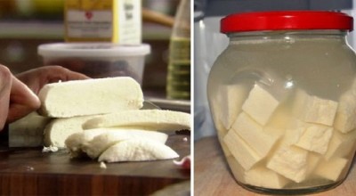 Молоко, сметана, лимонный сок — все, что понадобится для этого нежнейшего домашнего сыра