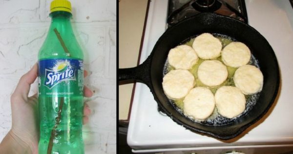 Наливаем теплый Sprite в тесто… Да, это лучшие оладьи на свете!